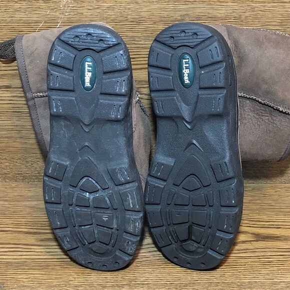 L.L. Bean brown suede insulated boots womens size 7 - Picture 7 of 7